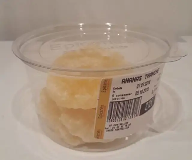 Ananas tranche déshydratés