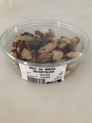 Noix du bresil front packaging