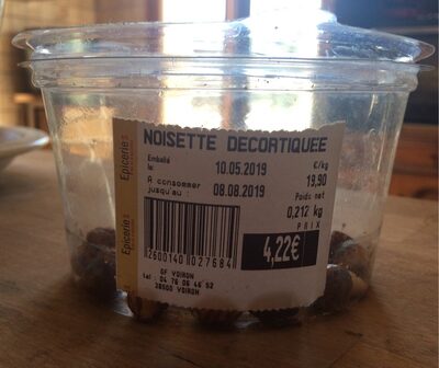 Noisette decortiquée