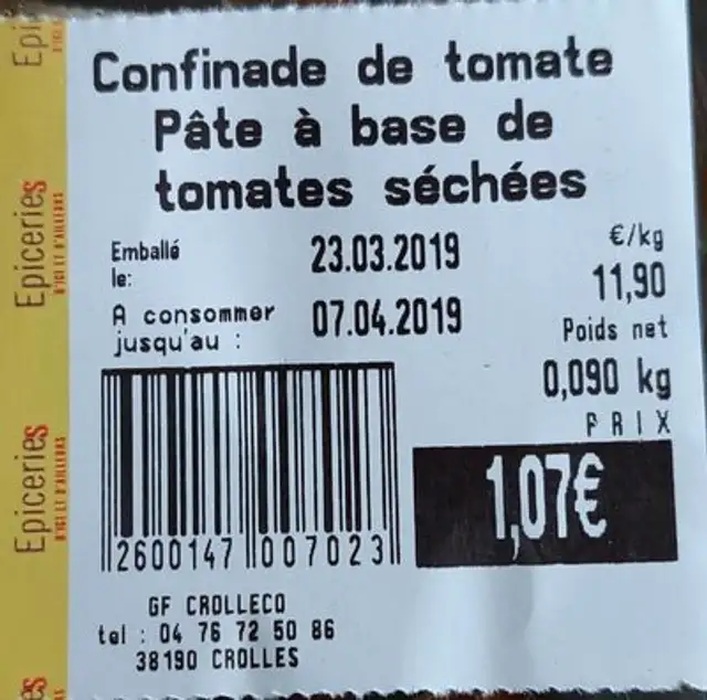 Confinade de tomate