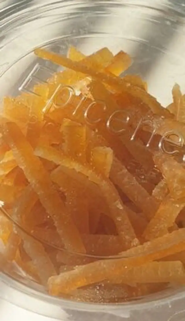 Lamelles de citron orange confits