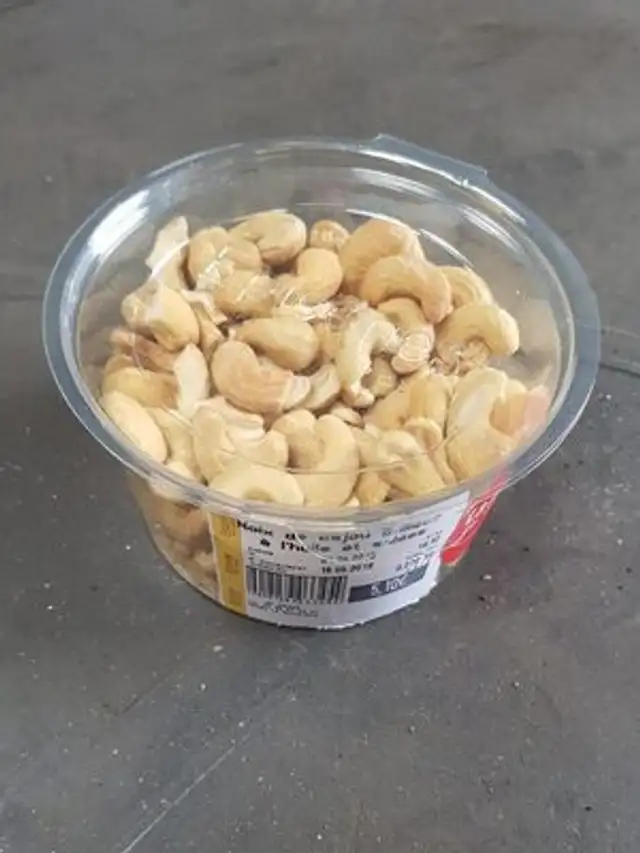 Noix de cajou grilles a l huile et salées