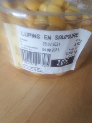 Lupins en saumure