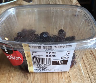 Raisins secs Thompson Jumbo
