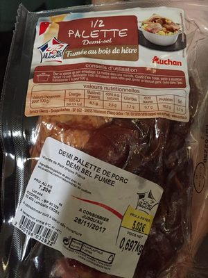 Palette porc 1/2 sel