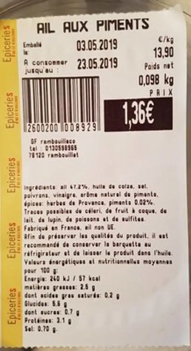 Ail aux piments