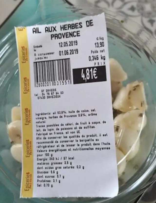 Ail aux herbes de Provence