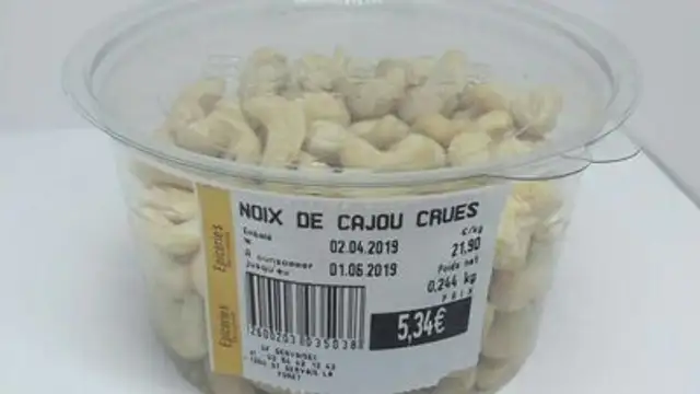 Noix de cajou crues