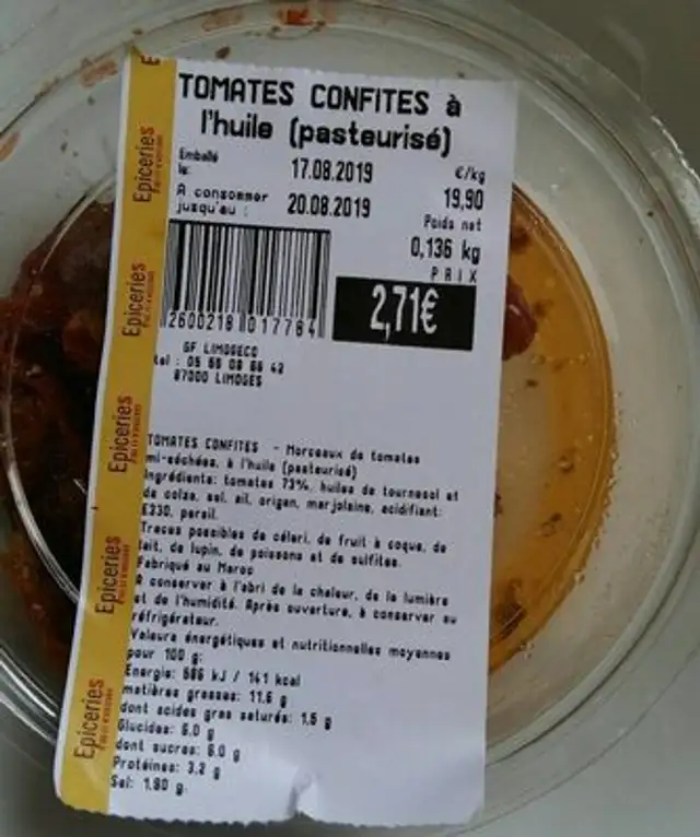 Tomates confites