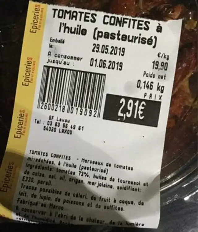 Tomates confites
