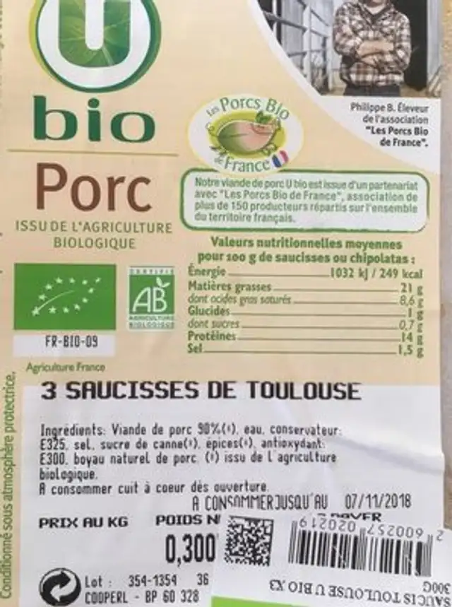 Saucisses de Toulouse