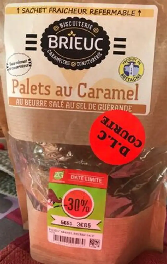 Palets au caramel