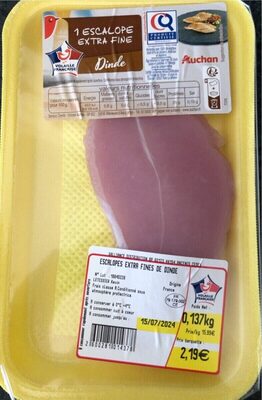 Escalope de dinde extra fine front packaging