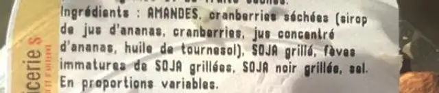 Melange tonus ingredients label