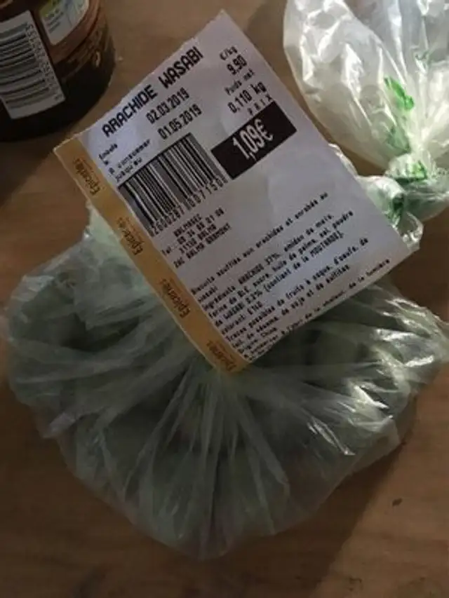 Arachide au wasabi