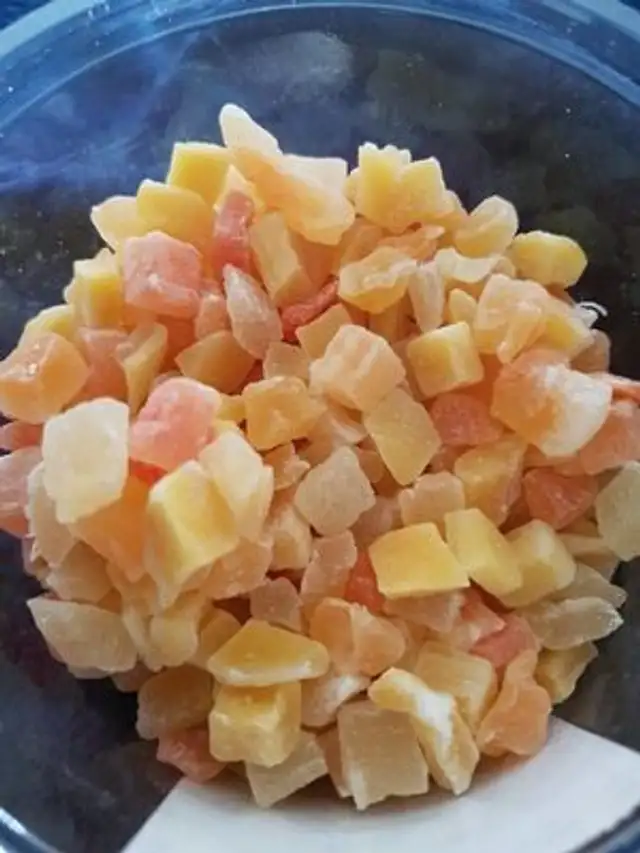 Mélange de fruits déshydratés