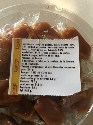 Caramels à la fleur de sel de Guérande