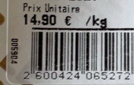 Jambon braise front packaging