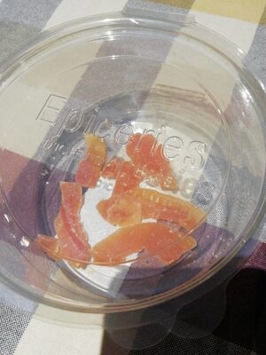 Papaye lamelle déshydratée front packaging