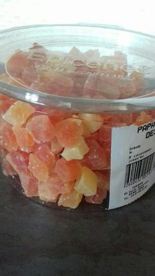 Papaye lamelle déshydratée
