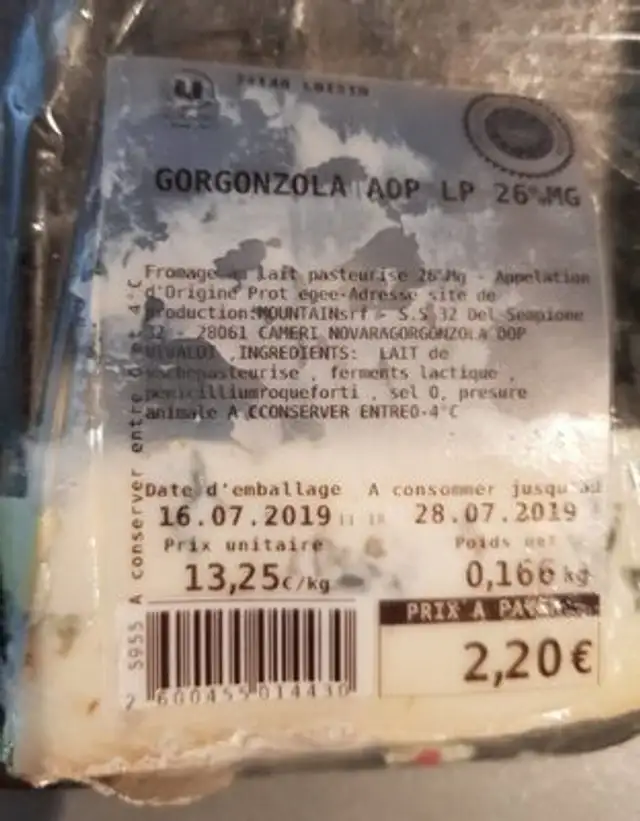 Gorgonzola AOP LP 26%MG