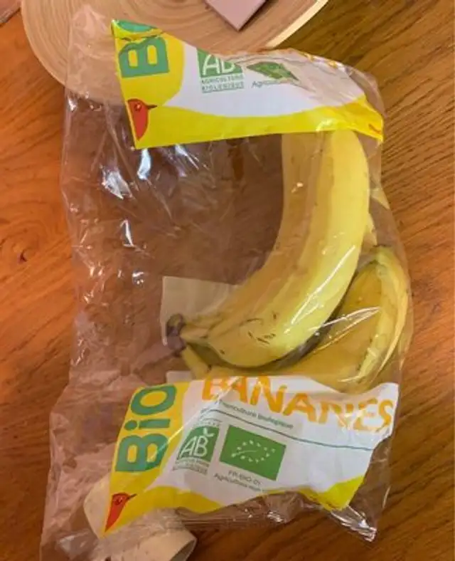 Bananes ingredients label