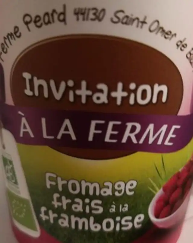 FROMAGE FRAIS À LA FRAMBOISE