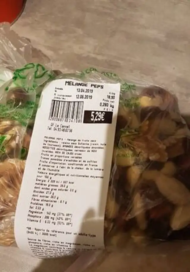 Mélange peps grand frais