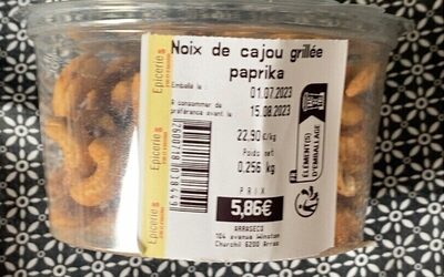 Noix de cajou grillée paprika