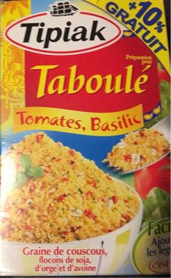 Préparation pour Taboulé front packaging