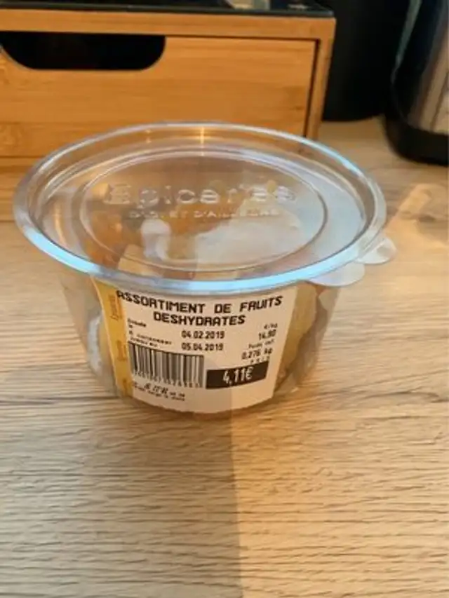 Fruits deshydratés