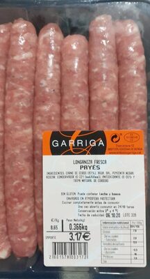 Longaniza fresca de payés