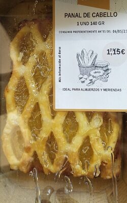 Panal de cabello 140gr front packaging