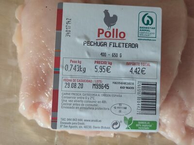 Pechuga pollo