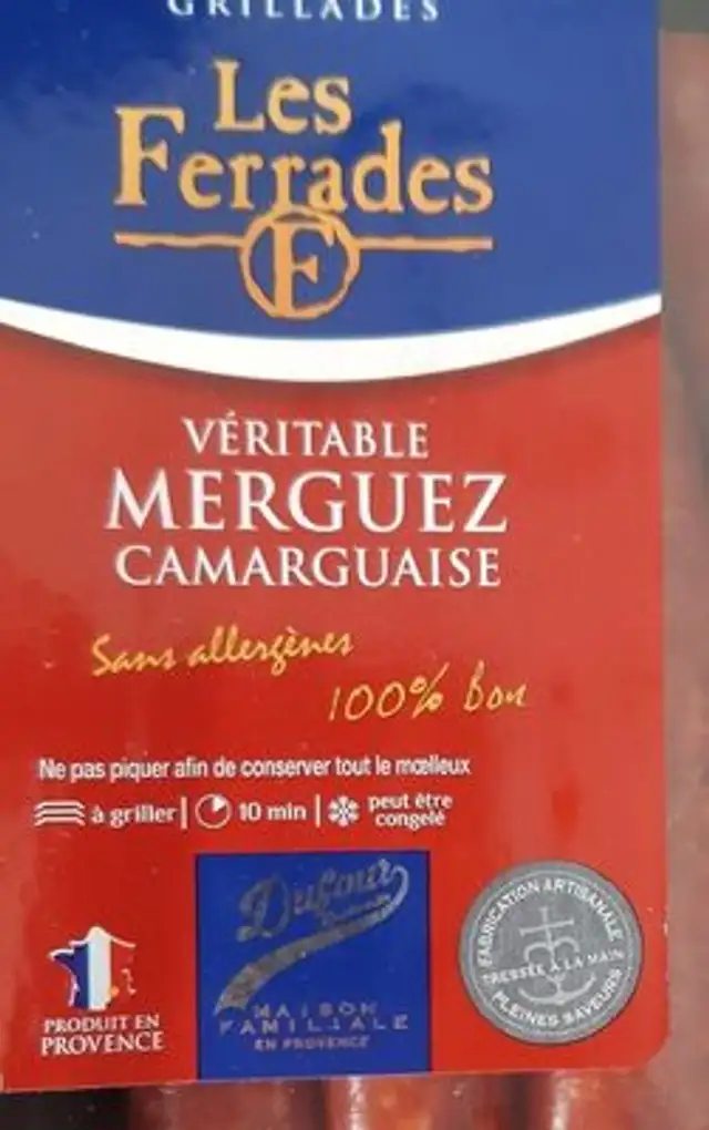Véritable merguez camarguaise