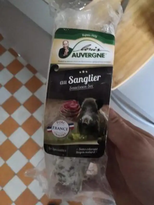 Saucisson sec au sanglier