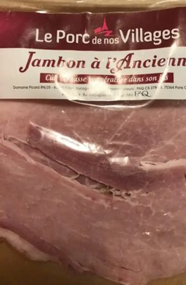 Jambon à l'ancienne Label Rouge cuit avec couenne