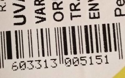 Uva blanca sin semilla