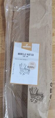 Bocadillo rústico front packaging