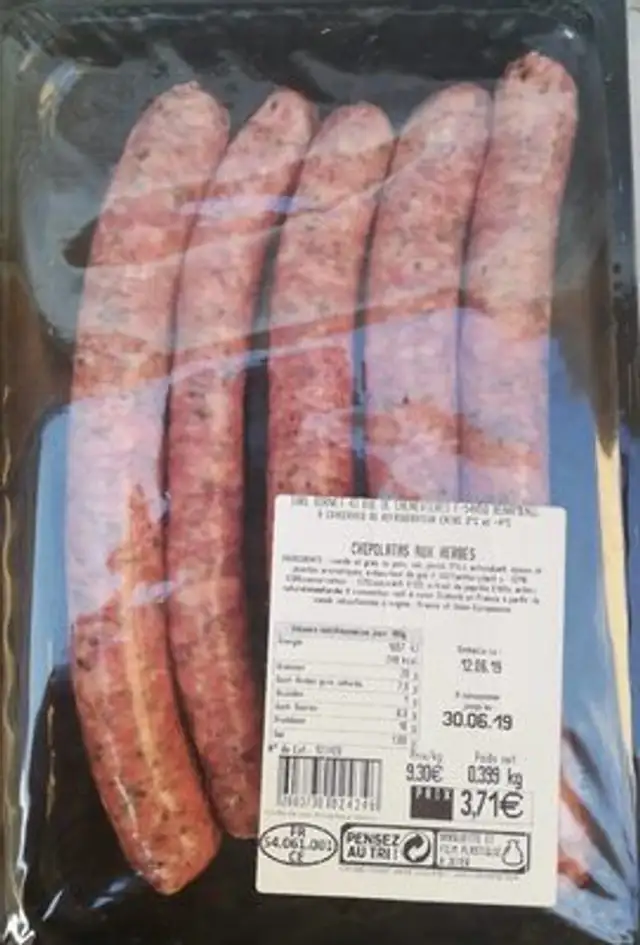 Chipolatas aux herbes