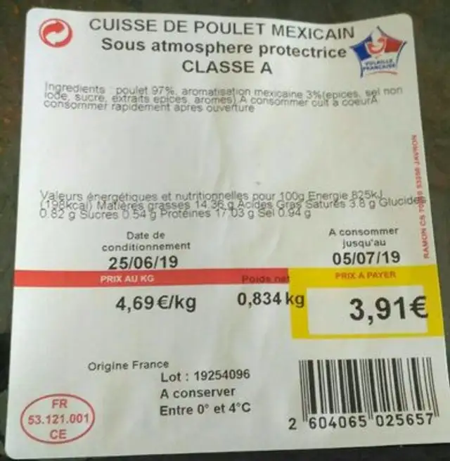 Cuisse de poulet mexicain