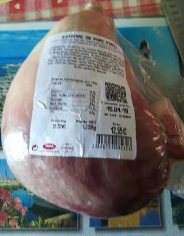 Estomac de porc farci