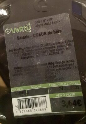 Salade cœur de blé