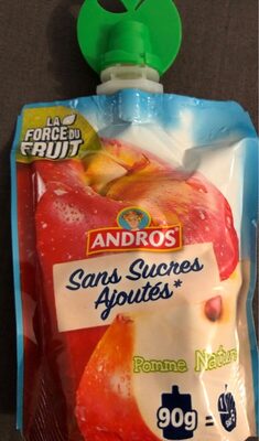 Gourde compote de pote front packaging