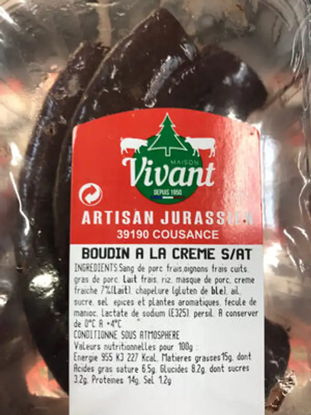 Unknown ingredients label