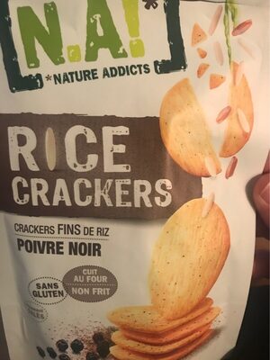 Rice crackers front packaging