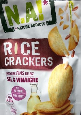 Rice crackers sel et vinaigre front packaging