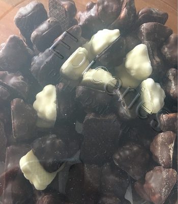 Guimauves au Chocolat Noir Blanc Lait front packaging