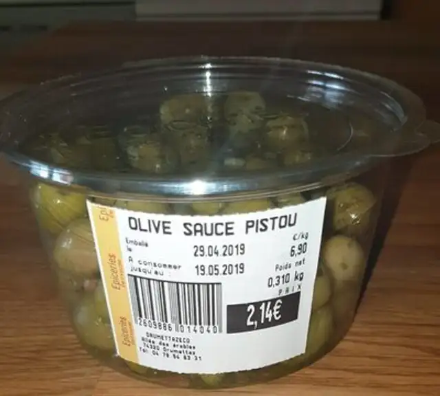 Olive sauce pistou