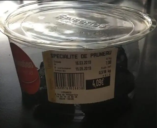 Specialite de pruneau